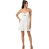 image:imageONEILL Womens Adelaide Mini Dress  Lightweight Woven Cotton Back TieWhite