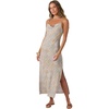 image:imageONEILL Womens Holly Midi Dress  Woven Viscose Cowl Neck TieBackDark Khaki