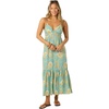 image:imageONEILL Womens Julez Tiki Midi Dress  Adjustable Straps Elastic WaistXX Grn