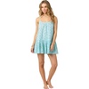 image:imageONEILL Womens Kylee Mini CoverUp Dress  Cotton Eyelet Adjustable StrapsStratosphere