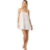 image:imageONEILL Womens Kylee Mini CoverUp Dress  Cotton Eyelet Adjustable StrapsWhite