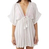image:imageONEILL Womens Wilder Swimsuit Coverup  Short Sleeve Beach Cover Up Dress with Tie WaistWhite