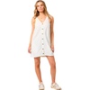 image:imageONeill Womens Sanders Mini Dress  Lightweight CottonLinen Blend and Side PocketsWhite