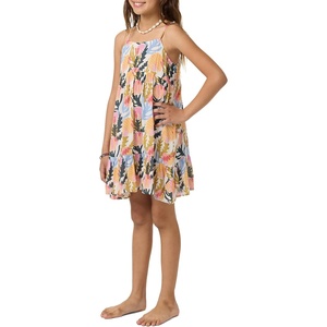 image:imageONEILL Girls Haylee CoverUp Dress  Adjustable Straps Crinkle ViscoseMulti
