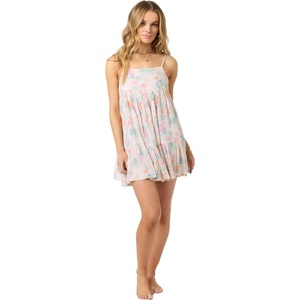 image:imageONEILL Womens Saltwater Solids Rilee Mini CoverUp Dress  Lightweight Crinkle Fabric Adjustable StrapsMulti Color
