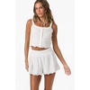 image:imageONEILL Womens Annalee Shorts  Lightweight Cotton Smocked WaistWhite