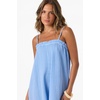 image:imageONEILL Womens Audrey Romper  Breathable Cotton CoverUpBlue Glass