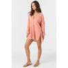 image:imageONEILL Womens Belizin Swimsuit Coverup  Short Beach Cover Up Dress with VNecklineCanyon Clay
