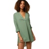 image:imageONEILL Womens Belizin Swimsuit Coverup  Short Beach Cover Up Dress with VNecklineMoss  Belizin