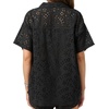 image:imageONEILL Womens Jenna CoverUp Top  Cotton Eyelet Relaxed Beach LayerBlack