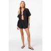 image:imageONEILL Womens Jenna CoverUp Top  Cotton Eyelet Relaxed Beach LayerBlack