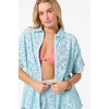 image:imageONEILL Womens Jenna CoverUp Top  Cotton Eyelet Relaxed Beach LayerStratosphere