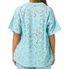 image:imageONEILL Womens Jenna CoverUp Top  Cotton Eyelet Relaxed Beach LayerStratosphere