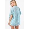 image:imageONEILL Womens Jenna CoverUp Top  Cotton Eyelet Relaxed Beach LayerStratosphere