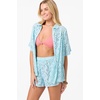image:imageONEILL Womens Jenna CoverUp Top  Cotton Eyelet Relaxed Beach LayerStratosphere