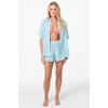 image:imageONEILL Womens Jenna CoverUp Top  Cotton Eyelet Relaxed Beach LayerStratosphere