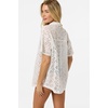 image:imageONEILL Womens Jenna CoverUp Top  Cotton Eyelet Relaxed Beach LayerWhite