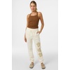 image:imageONEILL Womens Lei Relaxed Pants  Soft Butter Fleece Elastic Drawstring WaistWinter White