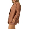 image:imageONEILL Womens Leni Relaxed Long Sleeve Top  Oversized Fit Soft Cotton GauzeCarob Brown