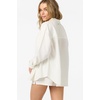 image:imageONEILL Womens Leni Relaxed Long Sleeve Top  Oversized Fit Soft Cotton GauzeWhite
