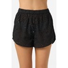 image:imageONEILL Womens Pam CoverUp Shorts  Cotton Eyelet Dolphin HemBlack