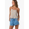 image:imageONEILL Womens Sevie 2 Lounge Shorts  Cotton Twill 2 Inch InseamCaptains Blue