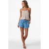 image:imageONEILL Womens Sevie 2 Lounge Shorts  Cotton Twill 2 Inch InseamCaptains Blue