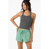 image:imageONEILL Womens Sevie 2 Lounge Shorts  Cotton Twill 2 Inch InseamGreen