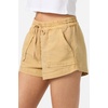 image:imageONEILL Womens Sevie 2 Lounge Shorts  Cotton Twill 2 Inch InseamWarm Sand