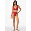 image:imageONEILL Womens Shorebreak Rib Cancun Bralette Top  Recycled Fabric Adjustable StrapsLifeguard Red