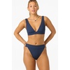 image:imageONEILL Womens Shorebreak Rib Cancun Bralette Top  Recycled Fabric Adjustable StrapsNavy