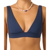 image:imageONEILL Womens Shorebreak Rib Cancun Bralette Top  Recycled Fabric Adjustable StrapsNavy
