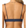 image:imageONEILL Womens Shorebreak Rib Cancun Bralette Top  Recycled Fabric Adjustable StrapsNavy