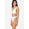 image:imageONEILL Womens Shorebreak Rib Cancun Bralette Top  Recycled Fabric Adjustable StrapsWhite