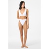 image:imageONEILL Womens Shorebreak Rib Cancun Bralette Top  Recycled Fabric Adjustable StrapsWhite