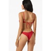 image:imageONEILL Womens Shorebreak Rib Hermosa Skimpy Bottoms  Recycled Fabric Textured RibLifeguard Red