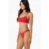 image:imageONEILL Womens Shorebreak Rib Hermosa Skimpy Bottoms  Recycled Fabric Textured RibLifeguard Red