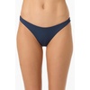 image:imageONEILL Womens Shorebreak Rib Hermosa Skimpy Bottoms  Recycled Fabric Textured RibNavy