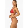 image:imageONEILL Womens Shorebreak Rib Redondo Medium Bottoms  Medium Coverage Recycled Rib FabricLifeguard Red