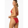 image:imageONEILL Womens Shorebreak Rib Redondo Medium Bottoms  Medium Coverage Recycled Rib FabricLifeguard Red
