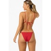 image:imageONEILL Womens Shorebreak Rib Redondo Medium Bottoms  Medium Coverage Recycled Rib FabricLifeguard Red