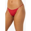 image:imageONEILL Womens Shorebreak Rib Redondo Medium Bottoms  Medium Coverage Recycled Rib FabricLifeguard Red
