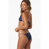 image:imageONEILL Womens Shorebreak Rib Redondo Medium Bottoms  Medium Coverage Recycled Rib FabricNavy