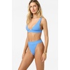 image:imageONEILL Womens Shorebreak Rib Santa Barbara High Rise Cheeky Bottoms  HighRise Waist Recycled FabricAzurine