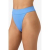 image:imageONEILL Womens Shorebreak Rib Santa Barbara High Rise Cheeky Bottoms  HighRise Waist Recycled FabricAzurine