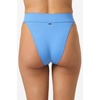 image:imageONEILL Womens Shorebreak Rib Santa Barbara High Rise Cheeky Bottoms  HighRise Waist Recycled FabricAzurine