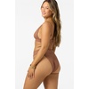image:imageONEILL Womens Shorebreak Rib Santa Barbara High Rise Cheeky Bottoms  HighRise Waist Recycled FabricCarob Brown