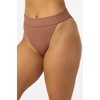 image:imageONEILL Womens Shorebreak Rib Santa Barbara High Rise Cheeky Bottoms  HighRise Waist Recycled FabricCarob Brown