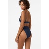 image:imageONEILL Womens Shorebreak Rib Santa Barbara High Rise Cheeky Bottoms  HighRise Waist Recycled FabricNavy
