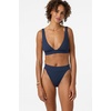 image:imageONEILL Womens Shorebreak Rib Santa Barbara High Rise Cheeky Bottoms  HighRise Waist Recycled FabricNavy
